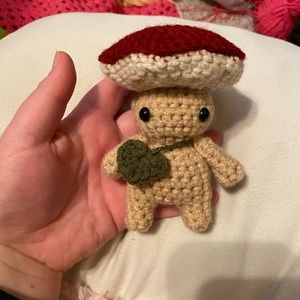 COPY - kawaii plush mushroom buddy crochet amigurumi